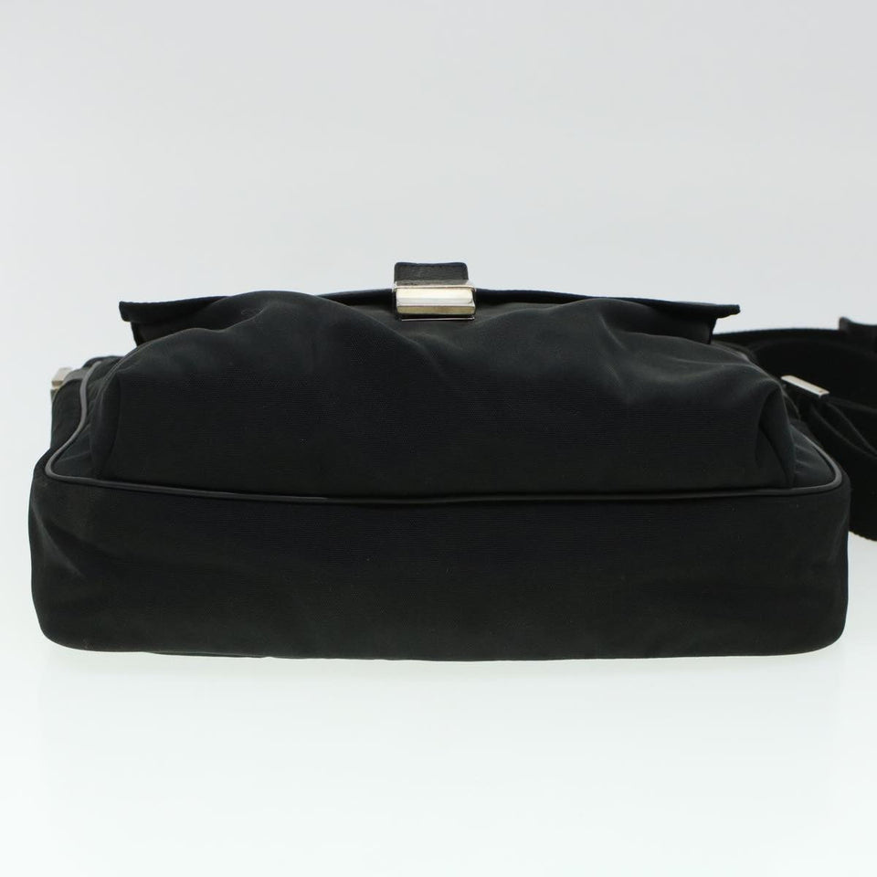 Gucci Shoulder Bag Canvas Black 146298 ti1133