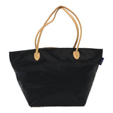 Luxury BurberrySs Nova Check Hand Bag Canvas 2Set Beige Black Auth ti1995