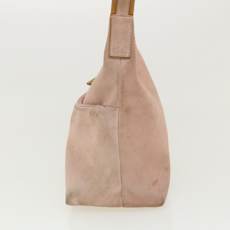 Gucci Shoulder Bag Suede Pink ti668