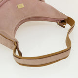 Gucci Shoulder Bag Suede Pink ti668