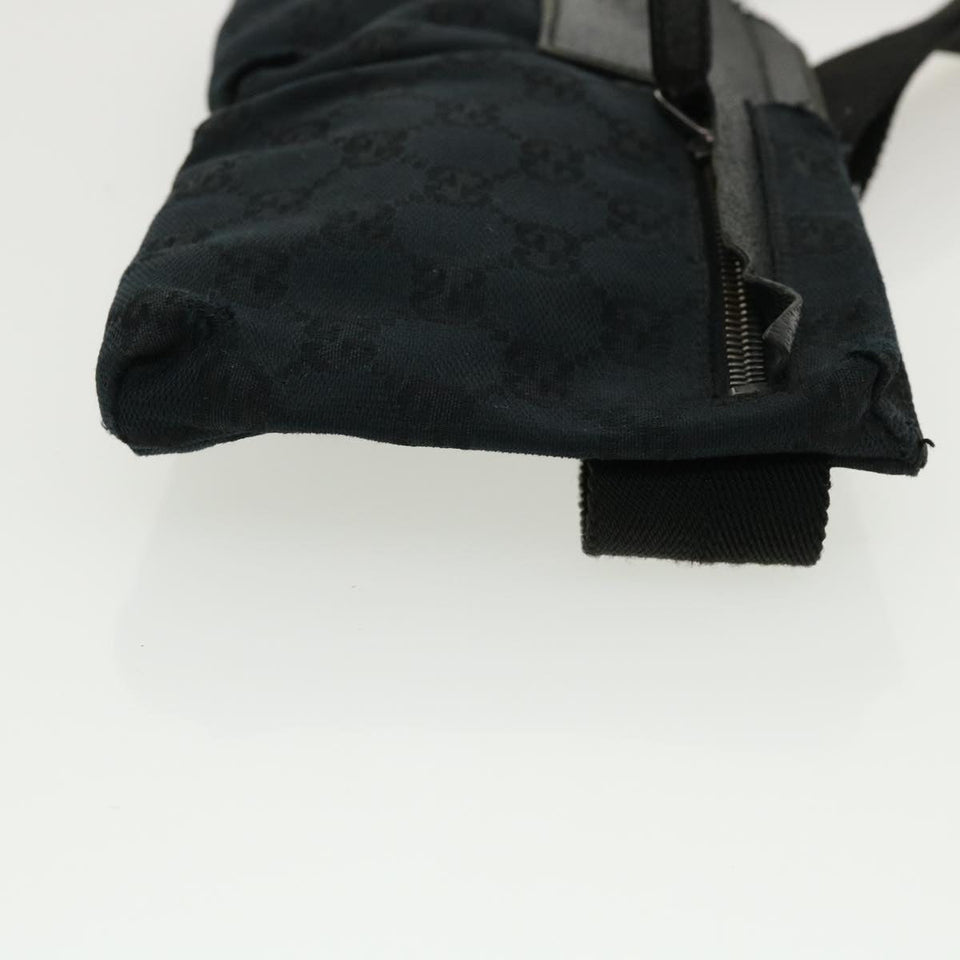 Gucci GG Canvas Waist Bag Black ti718