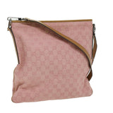 Gucci GG Canvas Shoulder Bag Pink 113013 1956 ti734