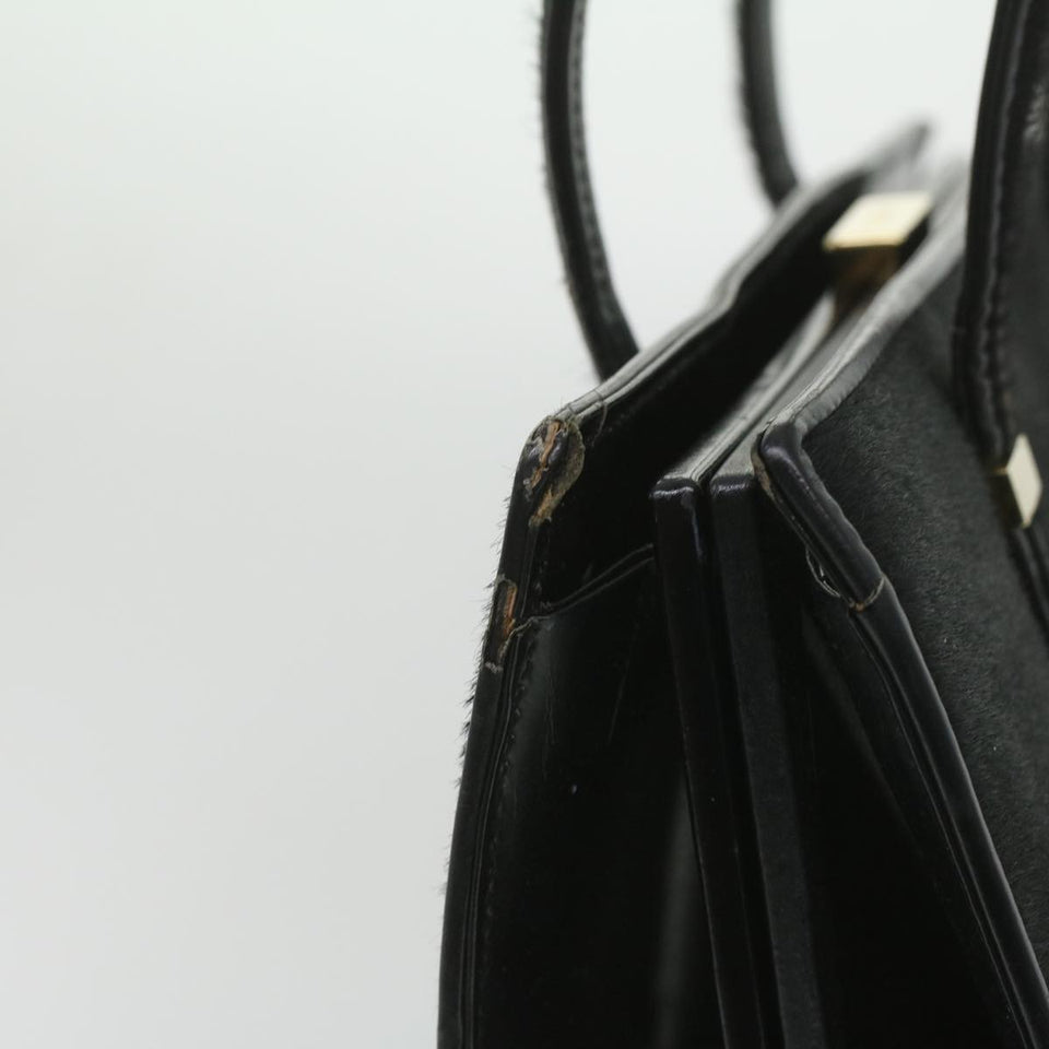 Gucci Shoulder Bag Unborn Calf SkinLeather Black 002 406 0425 ti932