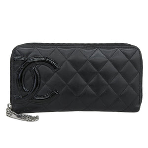 Chanel Cambon Line Lambskin Long Wallet