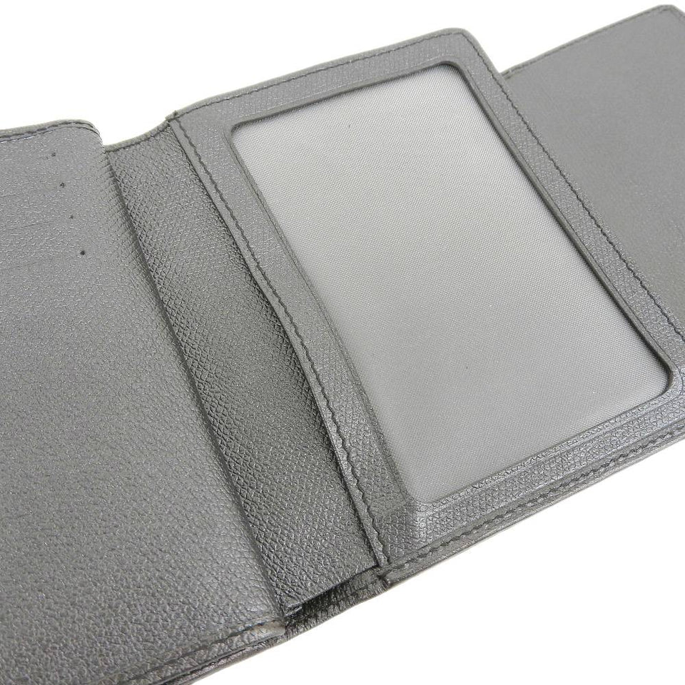 Chanel Leather Trifold Wallet Black