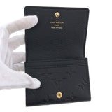 Louis Vuitton Envelope Card de Visit Monogram Implant Noir Black