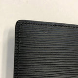 Louis Vuitton Portefeuille Brother Epi Bifold Long Wallet Noir Black