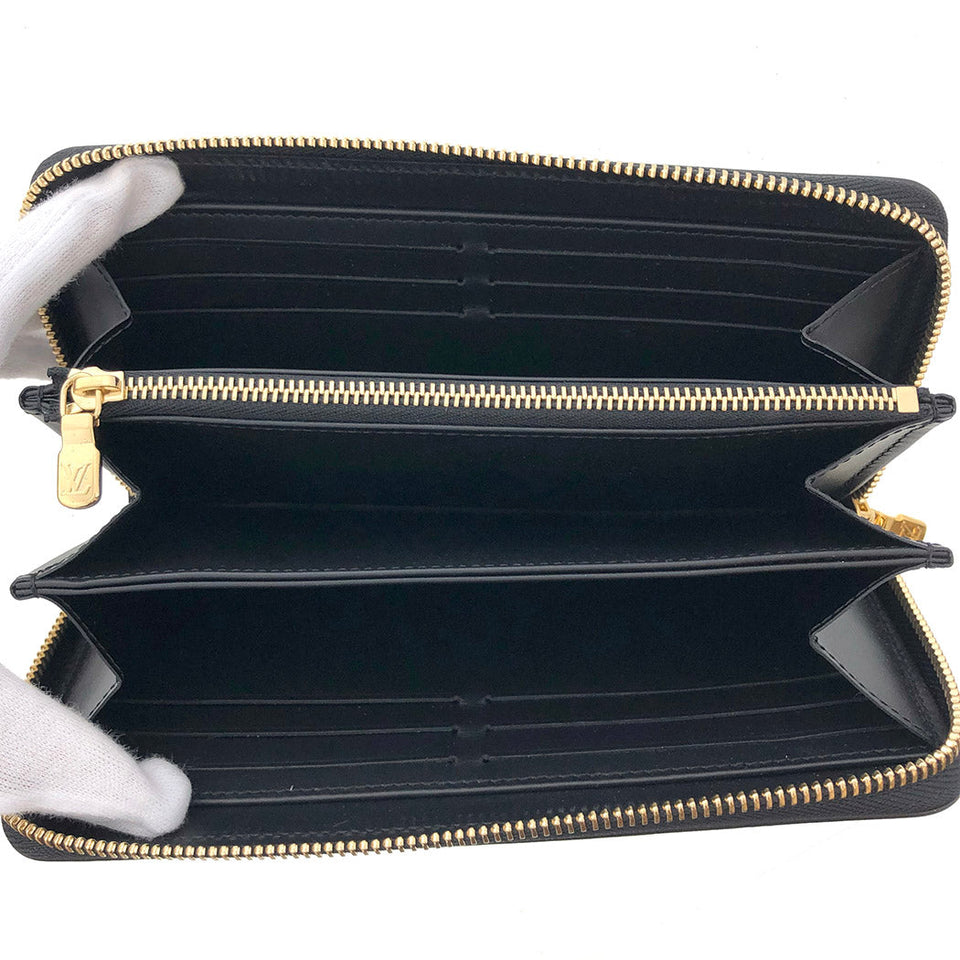 Louis Vuitton Zippy Nanogram Round Zipper Long Wallet