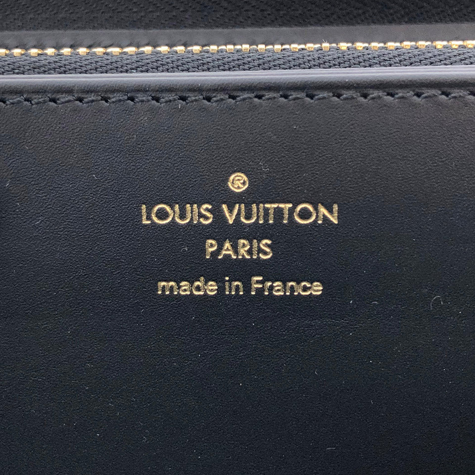 Louis Vuitton Zippy Nanogram Round Zipper Long Wallet