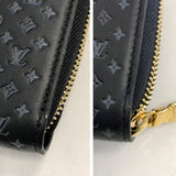 Louis Vuitton Zippy Nanogram Round Zipper Long Wallet