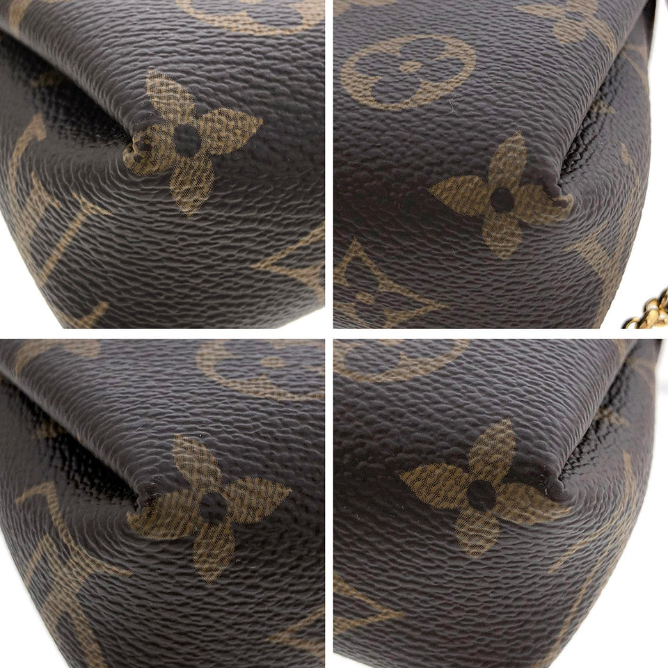 Louis Vuitton Para Scratch Chain Pochette Brown Shoulder Bag
