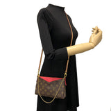 Louis Vuitton Para Scratch Chain Pochette Brown Shoulder Bag