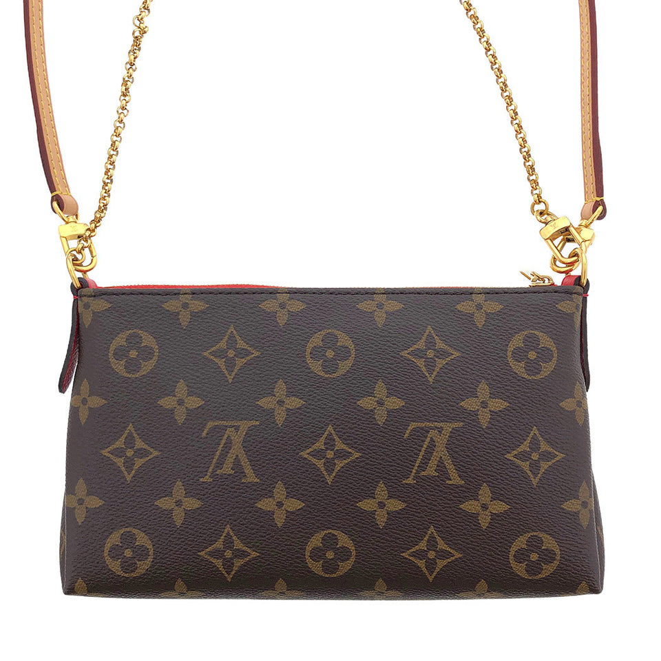 Louis Vuitton Para Scratch Chain Pochette Brown Shoulder Bag