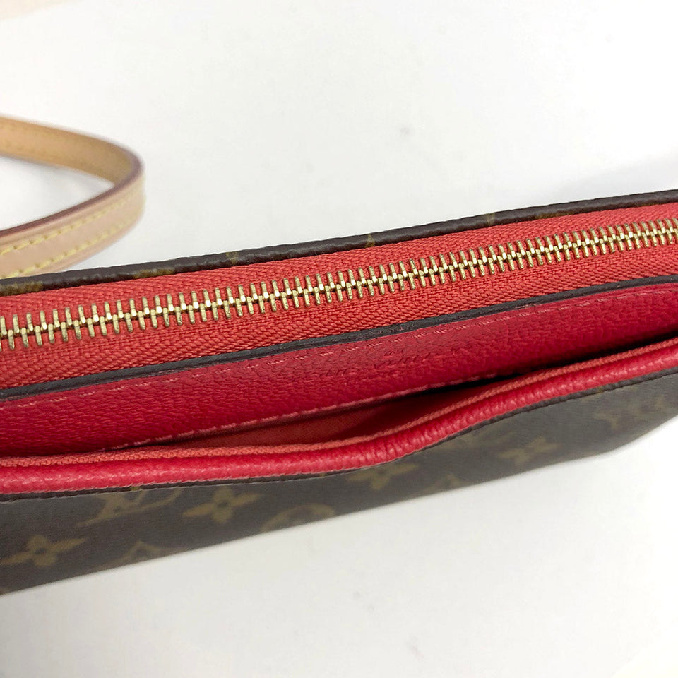 Louis Vuitton Para Scratch Chain Pochette Brown Shoulder Bag