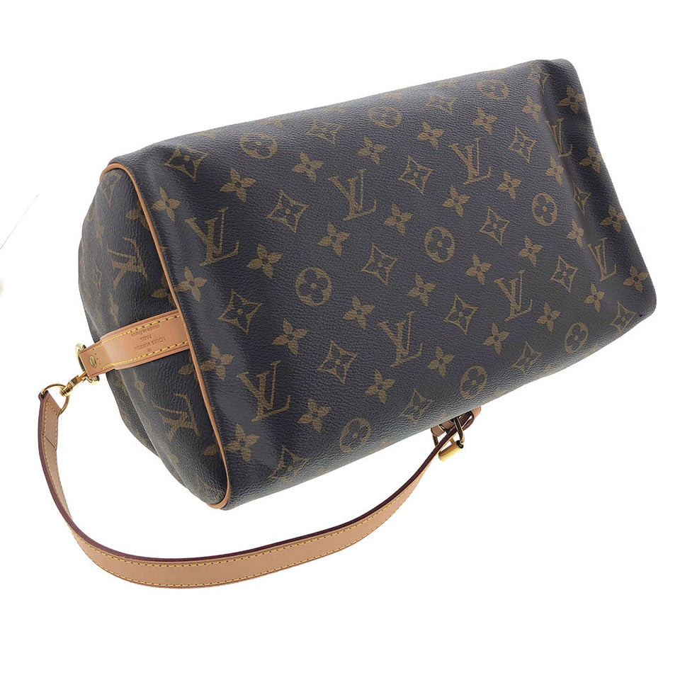Louis Vuitton Speedy Bandouliere 30 Monogram 2way Brown Shoulder Bag