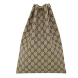 Gucci GG Canvas Drawstring Pouch Beige tp546