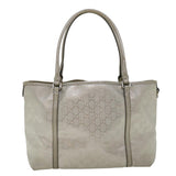 Gucci GG Canvas Shoulder Bag Silver 197953 tp598