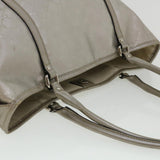 Gucci GG Canvas Shoulder Bag Silver 197953 tp598