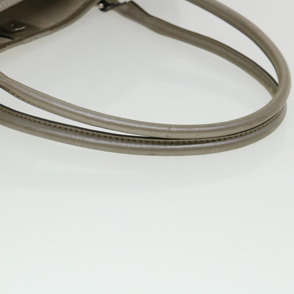 Gucci GG Canvas Shoulder Bag Silver 197953 tp598