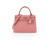 Hermes Kelly 25 Sellier Epsom Rose Confetti - Y Stamp