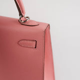 Hermes Kelly 25 Sellier Epsom Rose Confetti - Y Stamp