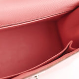 Hermes Kelly 25 Sellier Epsom Rose Confetti - Y Stamp