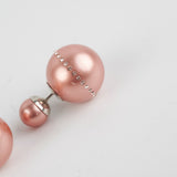 Christian Dior Pink Pearl Earrings