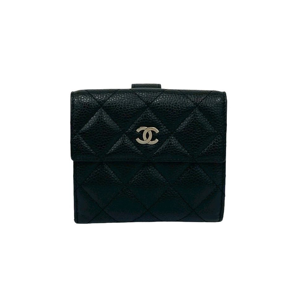 Chanel Matelassé Caviar Leather Wallet