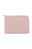 Louis Vuitton Dusty purple po jour taupe leather zipper clutch