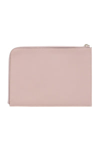 Louis Vuitton Dusty purple po jour taupe leather zipper clutch
