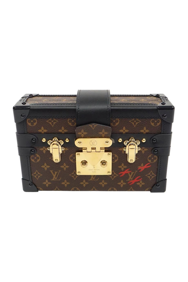 Louis Vuitton Brown Monogram Canvas Petite Malle Shoulder Bag