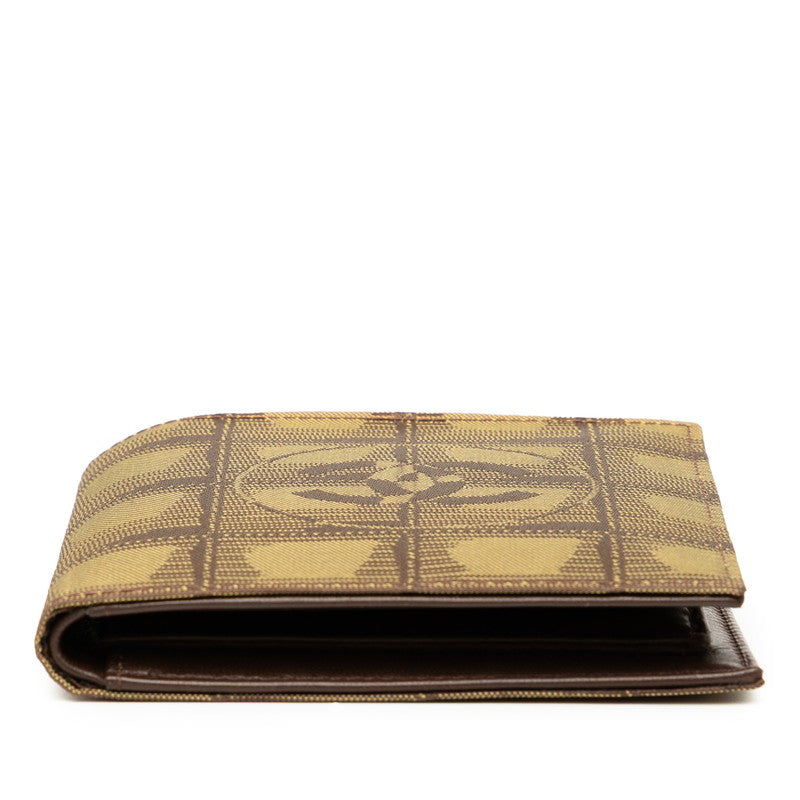 Chanel New Travel Line Nylon Leather Wallet