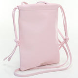 Burberry 8030365 Mini pochette Diagonal shoulder bag leather Women Pink