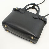 Burberry 4023700 2WAY Small Banner Nova Check Tote Bag Calfskin black Women