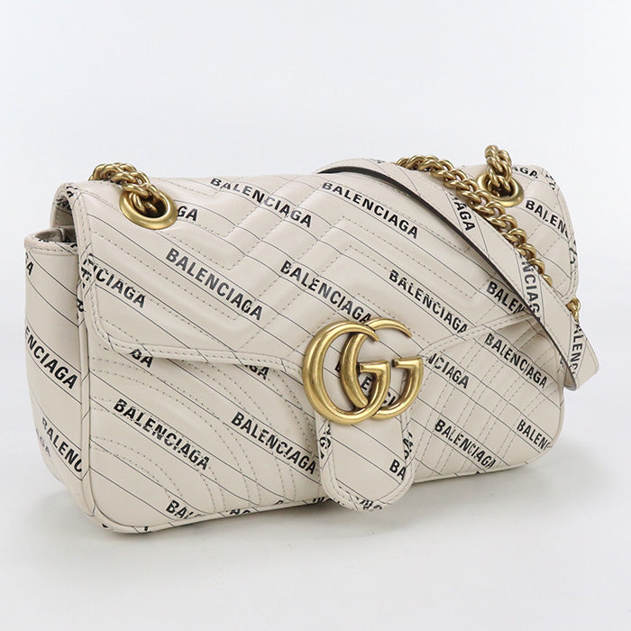 Gucci 443497 Small Shoulder Bag 215000 Shoulder Bag leather ivory Women