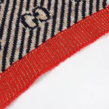 Gucci Scarf wool/Nylon navy Women