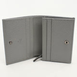 Gucci 456126 Bi-fold wallet Double G Flap wallet leather gray Women(unisex)