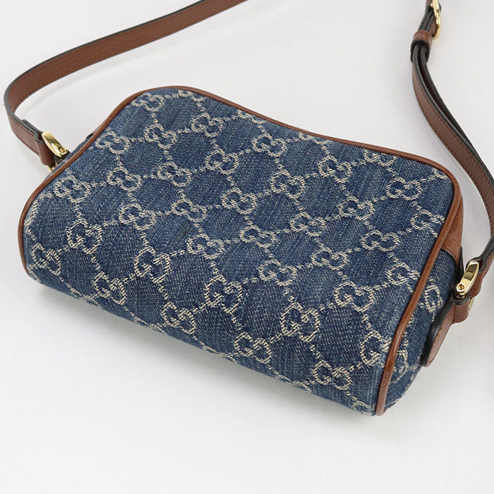 Gucci 517350 Mini bag Ofidia Diagonal Shoulder Bag/GG denim blue Women
