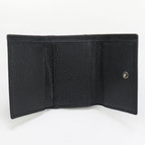 Gucci 644407 Tri-fold wallet GG Marmont Double G Medium wallet leather black unisex