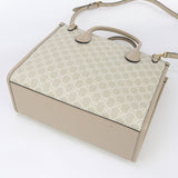 Gucci 659983 Tote Bag Interlocking G 2WAY Tote Bag GG Supreme, leather beige Women