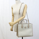 Gucci 659983 Tote Bag Interlocking G 2WAY Tote Bag GG Supreme, leather beige Women