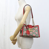 Gucci 498156 Shoulder Bag Padlock GG Apple ChainShoulder Bag GG Supreme Canvas, leather Multicolor Women