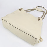 Gucci GU90132 ChainShoulder Soho  leather Bag white Women
