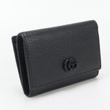Gucci GU90972 Tri-fold wallet GG Marmont Three fold wallet leather black Women