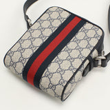 Gucci 598127 Mini messenger  Ofidia Diagonal Shoulder Bag GG Supreme navy mens
