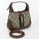 Gucci 637092 Mini bag Gucci Jackie 1961 Handbag GG Supreme beige Women