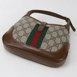 Gucci 637092 Mini bag Gucci Jackie 1961 Handbag GG Supreme beige Women