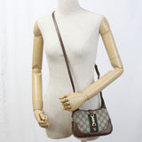 Gucci 637092 Mini bag Gucci Jackie 1961 Handbag GG Supreme beige Women