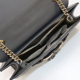 Gucci 449636 Micro Guccisima Chain bag Shoulder Bag leather gray Women