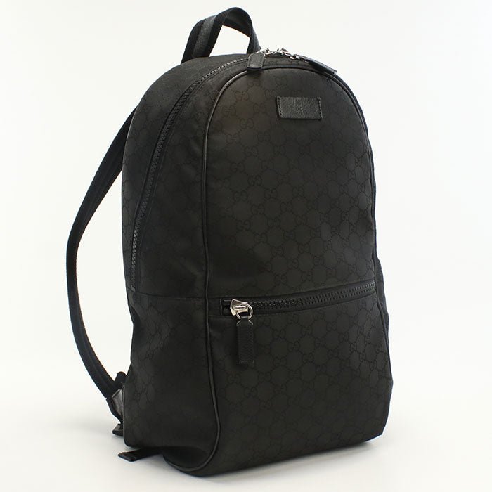 Gucci 449181 G1XYN 8615 Backpack GG nylon Backpack Nylon black mens